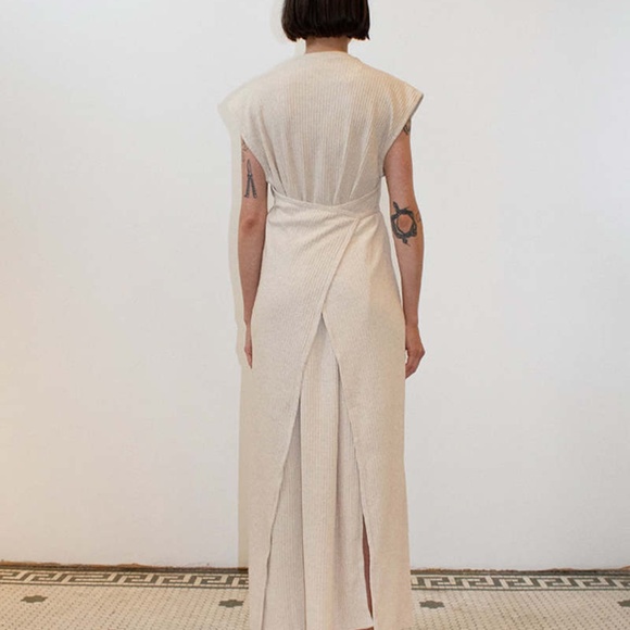 Baserange Shaw Sleeveless Dress, XS in Undyed - Picture 4 of 8